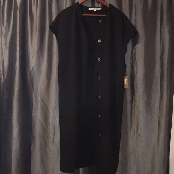 RACHEL Rachel Roy Jackets & Blazers - Rachel Roy long black vest button down coat/jacket